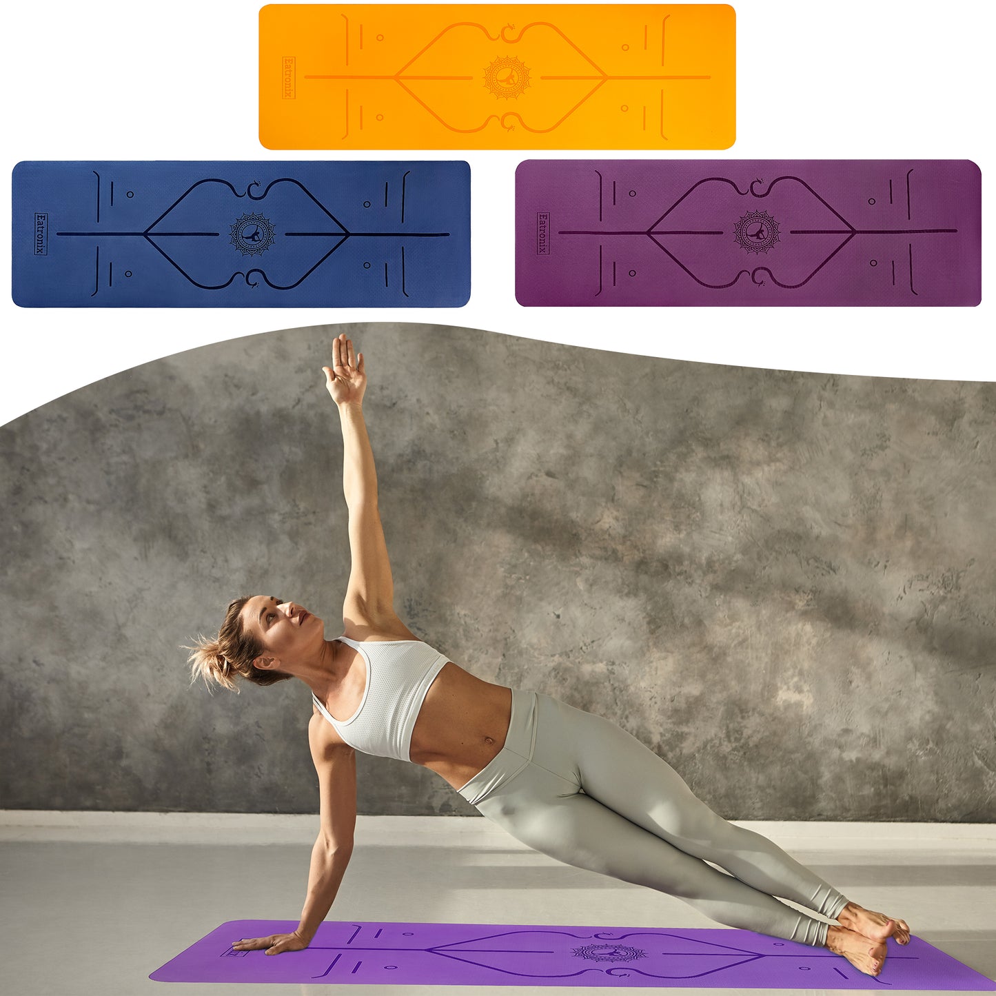 Yoga Mat Double Layer TPE