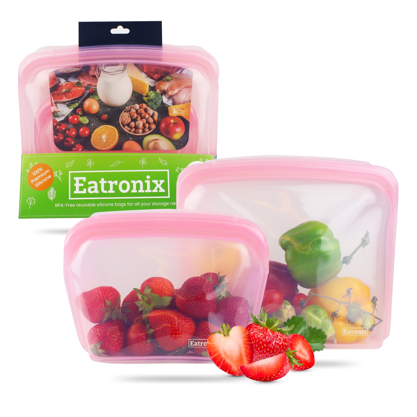 Reusable Silicone Storage Bags – Eatronix